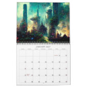 2026 Steden van de Toekomst 3 Science Fiction Kalender (Jan 2027)