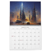 2026 Steden van de Toekomst 3 Science Fiction Kalender (Mar 2026)