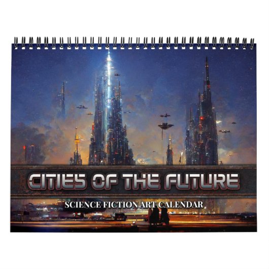 2026 Steden van de Toekomst 3 Science Fiction Kalender (Hoes)