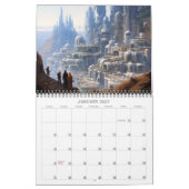 2026 Steden van de Toekomst 5 Science Fiction Kalender (Jan 2027)