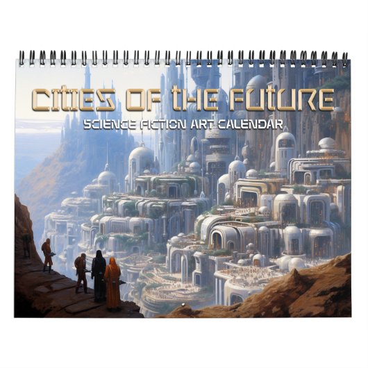 2026 Steden van de Toekomst 5 Science Fiction Kalender (Hoes)