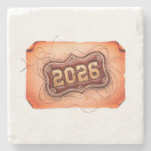 2026 STONE COASTER STENEN ONDERZETTER (Voorkant)