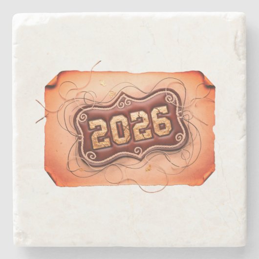 2026 STONE COASTER STENEN ONDERZETTER (Voorkant)