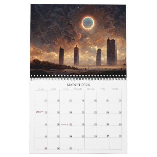 2026 Strange Realms 1 Fantasy Art Kalender (Mar 2026)