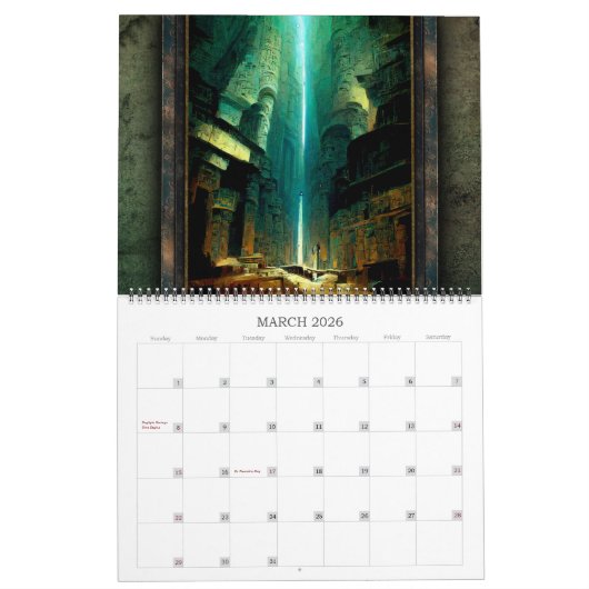 2026 Strange Realms 2 Fantasy Art Kalender (Mar 2026)