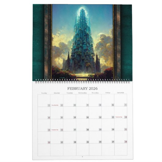 2026 Strange Realms 2 Fantasy Art Kalender (Feb 2026)
