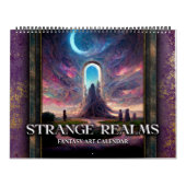 2026 Strange Realms 3 Fantasy Sci-Fi Kalender (Hoes)