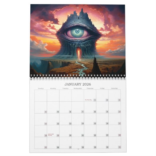 2026 Strange Realms 5 Fantasy Art Kalender (Jan 2026)