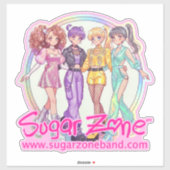 2026 Sugar Zone Band Sticker (Vel)