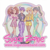 2026 Sugar Zone Band Sticker (Voorkant)