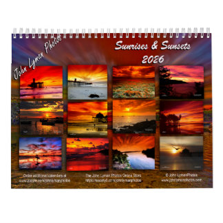 2026 Sunrise & Sunsets Calendar Kalender