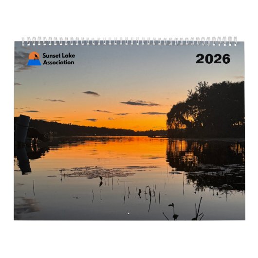 2026 Sunset Lake Calendar Kalender (Hoes)