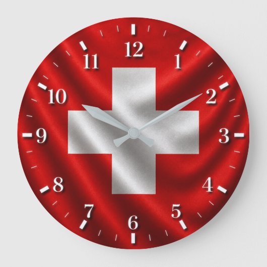 2026 Swiss flag watch Grote Klok (Voorkant)