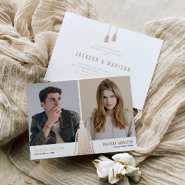 2026 Tassel Joint Photo Afsluitfeest Folie Uitnodiging