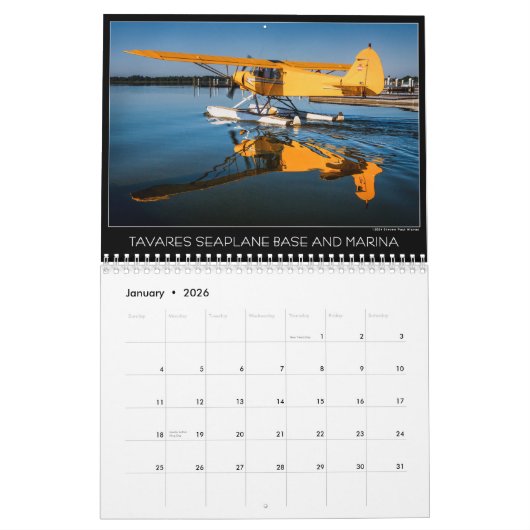 2026 Tavares Florida Seaplane Kalender (Jan 2026)