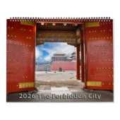 2026 The Forbidden City Calendar Kalender (Hoes)