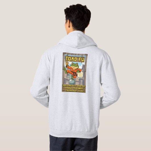 2026 ToadSuck Shootout Pinball Tournament Hoodie (Achterkant volledig)