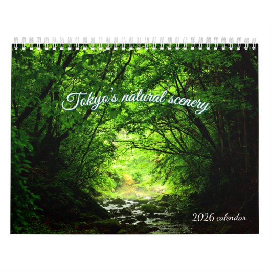 2026 Tokyo Natural Scenery Photo Calendar – Mounta Kalender (Hoes)