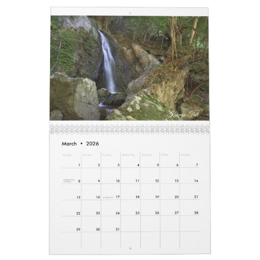2026 Tokyo Natural Scenery Photo Calendar – Mounta Kalender (Mar 2026)