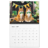 2026 Tony en Teddy Maine Coons Kalender (Mar 2027)