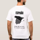 2026 Total Solar Eclipse España Land T-shirt (Achterkant)