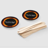 2026 Total Solar Eclipse Handwaaier (Niet-gemonteerd)