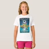2026 total solar eclipse in Iceland - T-Shirt (Voorkant volledig)