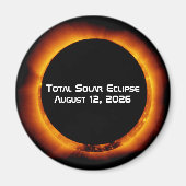 2026 Total Solar Eclipse Magneet (Voorkant)