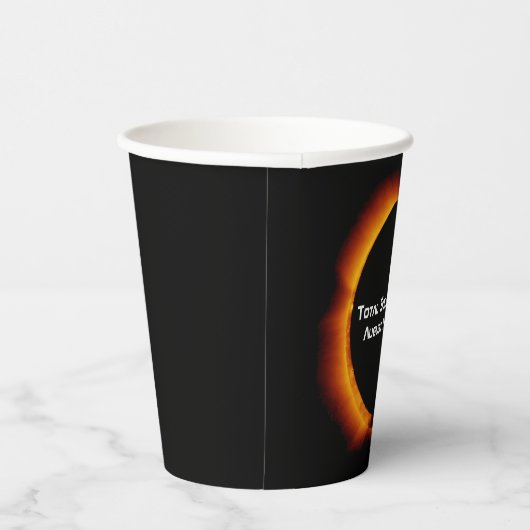 2026 Total Solar Eclipse Papieren Bekers (Rechts)