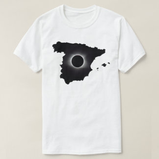 2026 Totale Zonsverduistering Spanje Land T-shirt