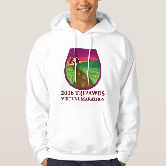 2026 Tripawds Marathon Prestatie Hoodie (Voorkant)