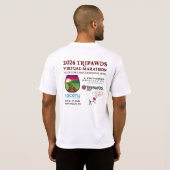 2026 Tripawds Marathon Prestatie T-shirt (Achterkant volledig)