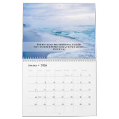 2026 Tropische Strand Opheffing Psalmen Bijbelvers Kalender (Jan 2026)