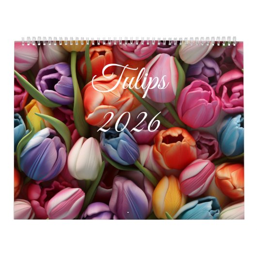 2026 Tulpen Muurkalender Kalender (Hoes)