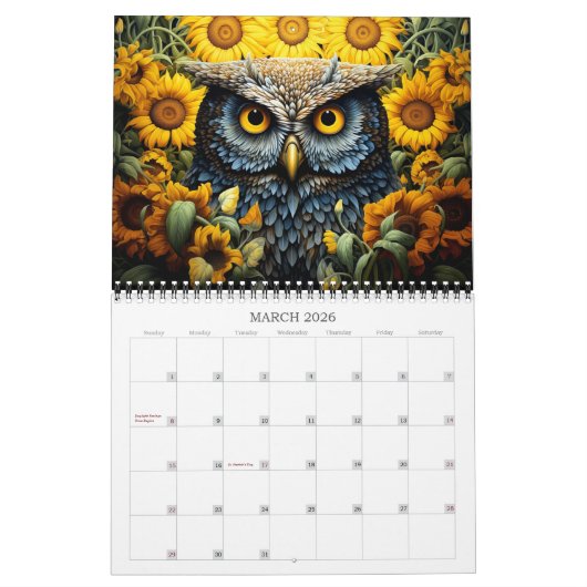 2026 Uil Whimsy 2 Fantasy Art Kalender (Mar 2026)