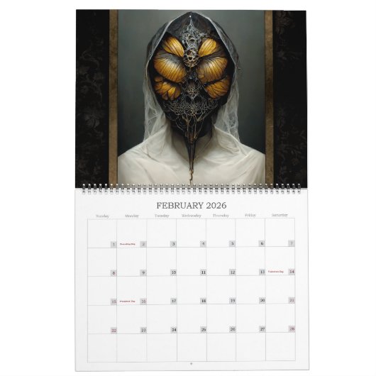 2026 uit de Shadows Horror Art Kalender (Feb 2026)