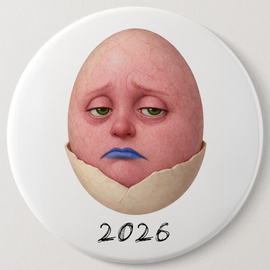 2026 Uitsplitsing Extra Groot Badge Ronde Button 6,0 Cm (Voorkant)