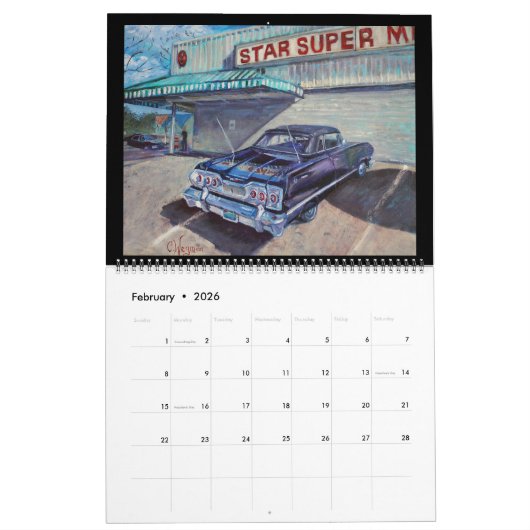 2026 Uitzichten van Huntsville Kalender (Feb 2026)