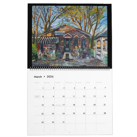 2026 Uitzichten van Huntsville Kalender (Mar 2026)