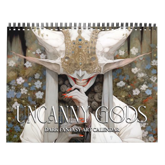 2026 Uncanny Gods Dark Fantasy Horror Art Kalender (Hoes)