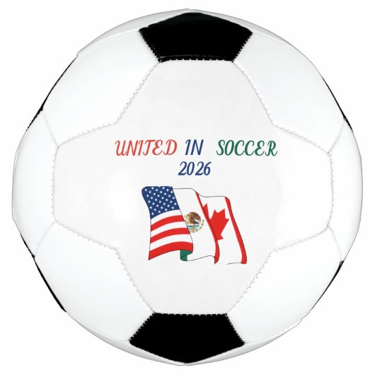 2026 Unity Voetbal - USA Mexico Canada (Voorkant)