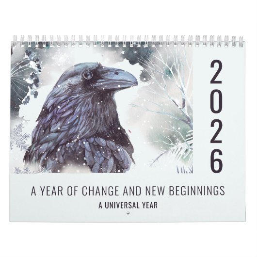 2026 Universal Year of Change Motivational Kalender (Hoes)