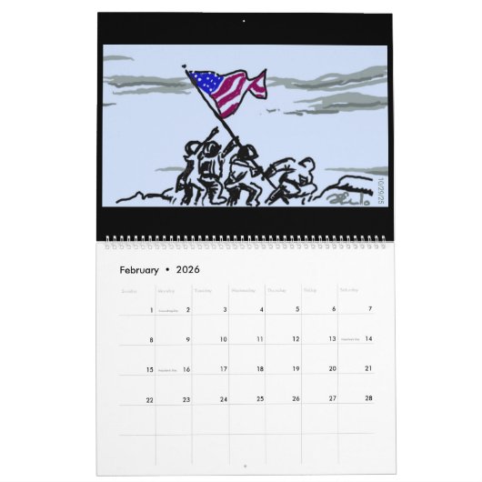 2026 USA KALENDER (Feb 2026)