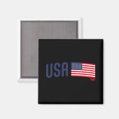 2026 Usa Voetbalfan Wereldbeker _2 Magneet (Voorkant / Achterkant)