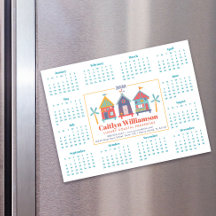 2026 Vastgoed Agent Kalender Strandhuis Magneet