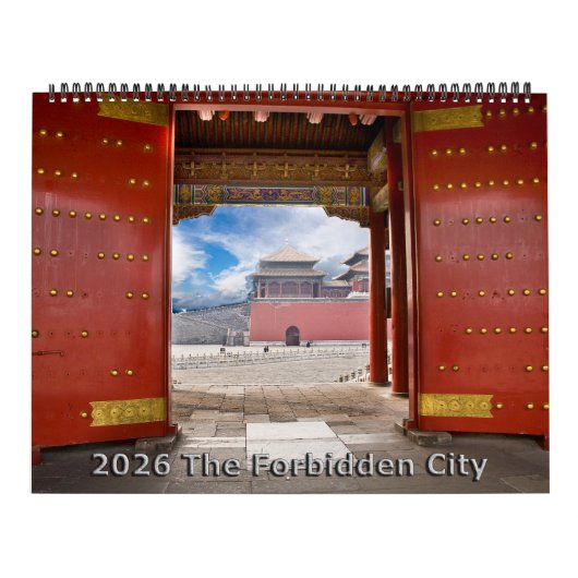 2026 Verboden Stad Kalender (Hoes)