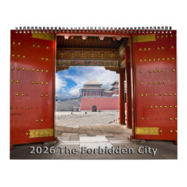 2026 Verboden Stad Kalender