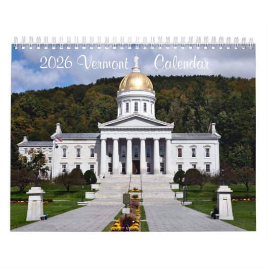 2026 Vermont - Kalender (Hoes)