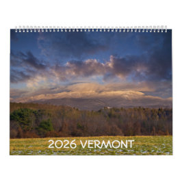2026 Vermont-kalender Kalender