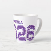 2026 Vetgedrukte Keramische Latte Mok (Rechterhoek)